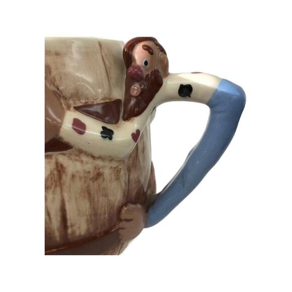 1940s Twin Winton California Pottery HILLBILLY BARREL Pitcher - Picture 4 of 10